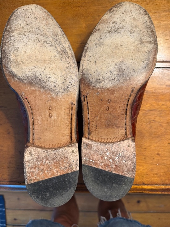 Cole Haan Alligator Loafers 8D